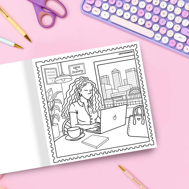 London Cuties Colouring & Word Search Book
