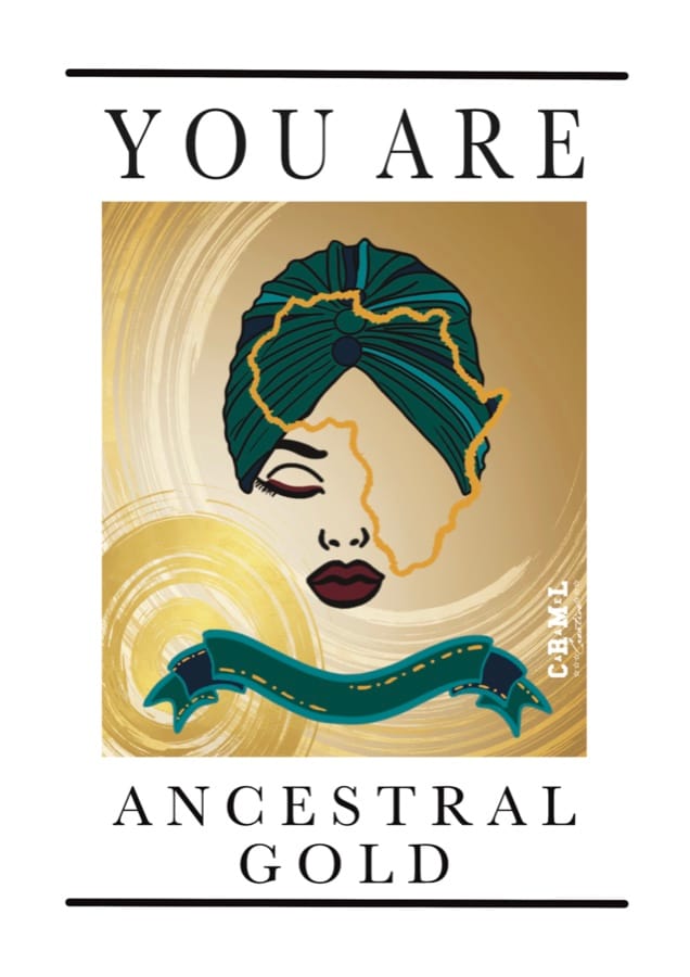 You Are Ancestral Gold Greeting Card