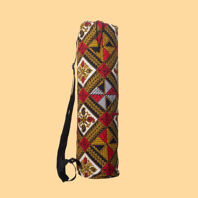 Sunset African Print Yoga Bag