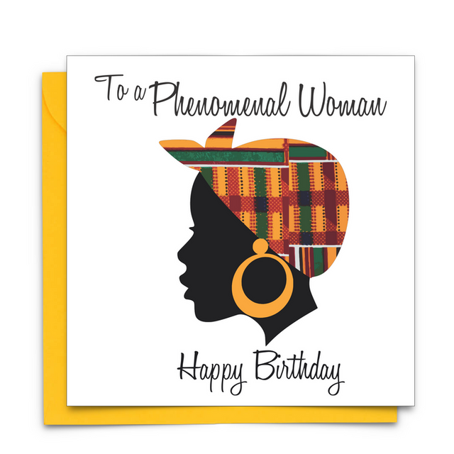 Phenomenal Woman Birthday Card