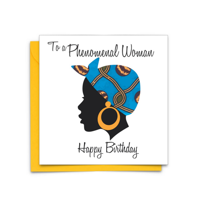 Phenomenal Woman Birthday Card