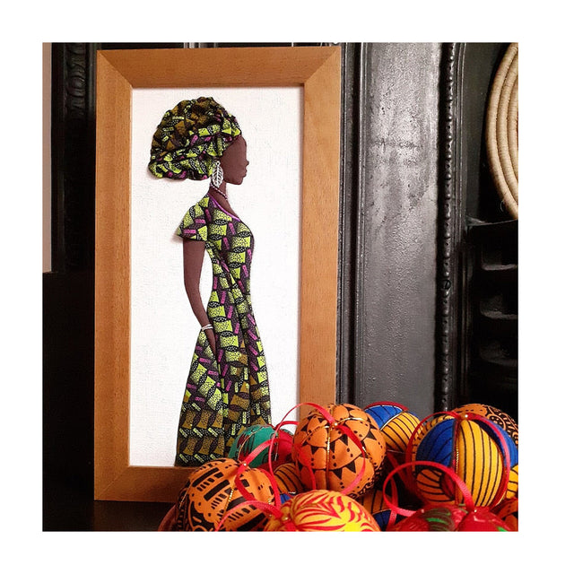 Lady A. Fabric Wall Art