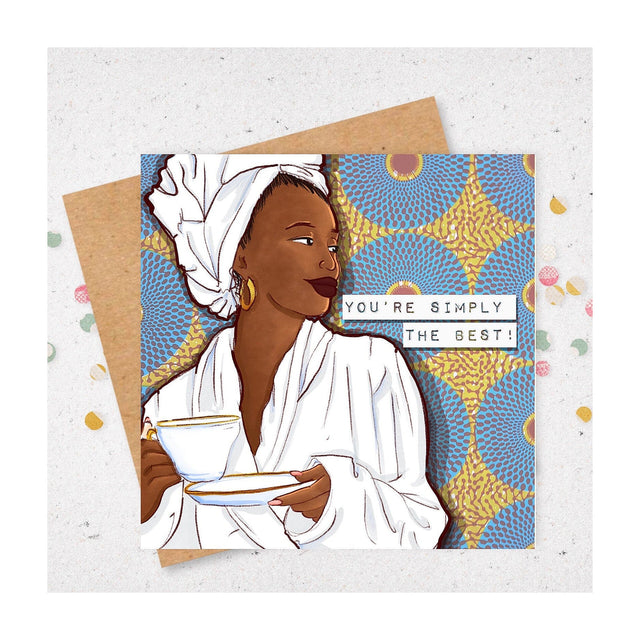 Simply The Best Greeting Card