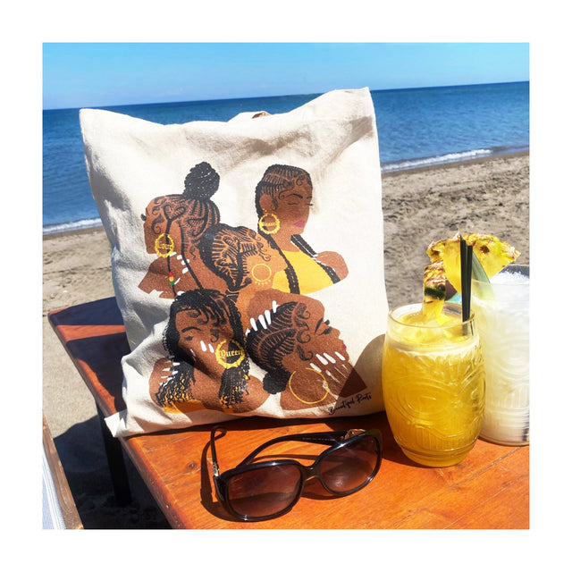 Black Queens Tote Bag