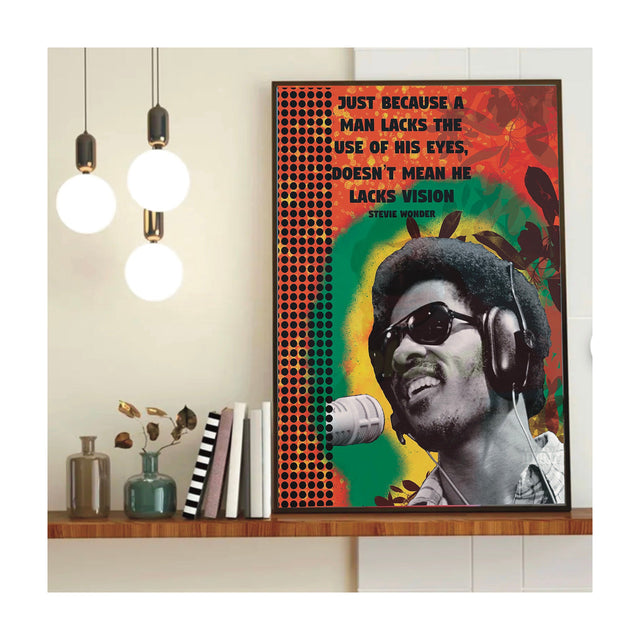 Stevie Wonder Art Print