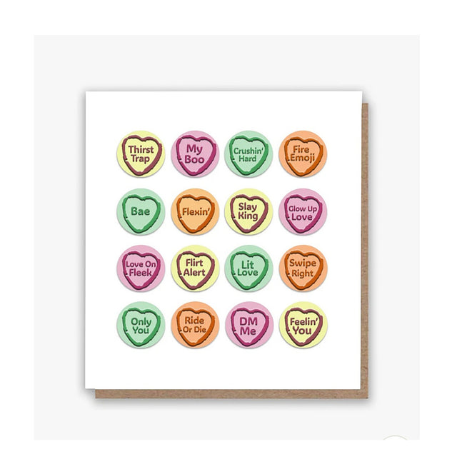 Love Hearts Greeting Card