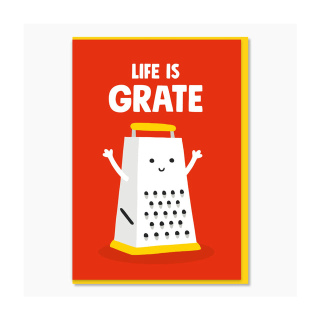 Life Is Grate Greeting Card