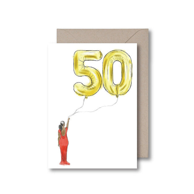 50! Birthday Card