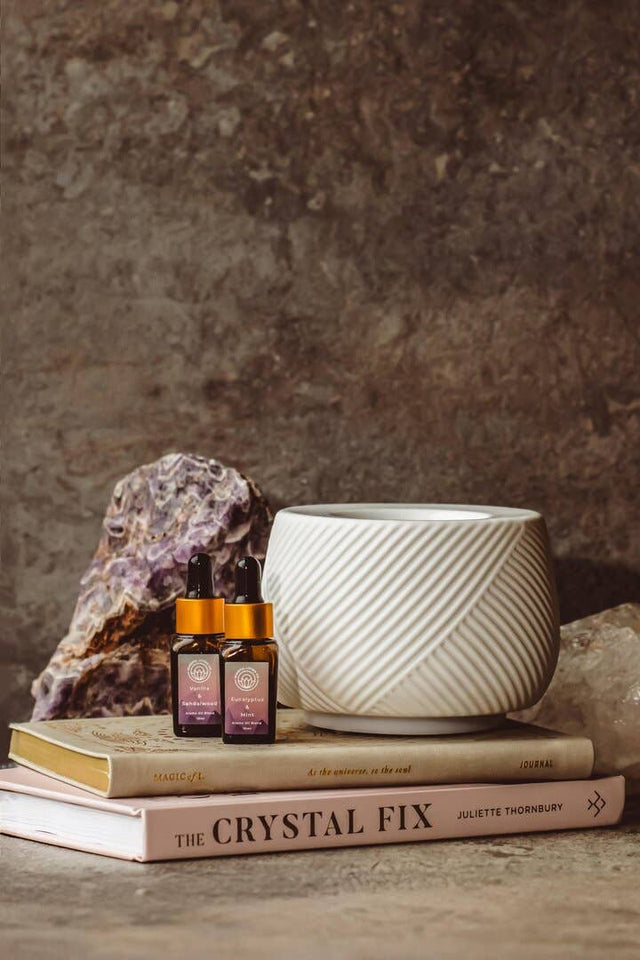 Flame-Free Ceramic Aromatherapy/Wax Burner