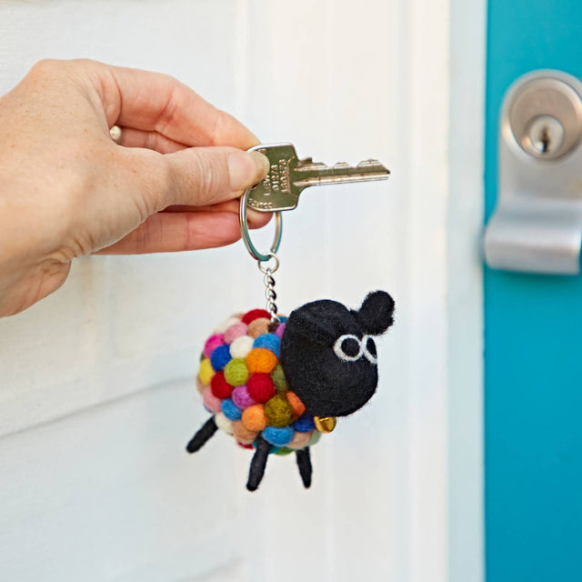 The Paper High Gift Company Limited - Felt Sheep Keyring