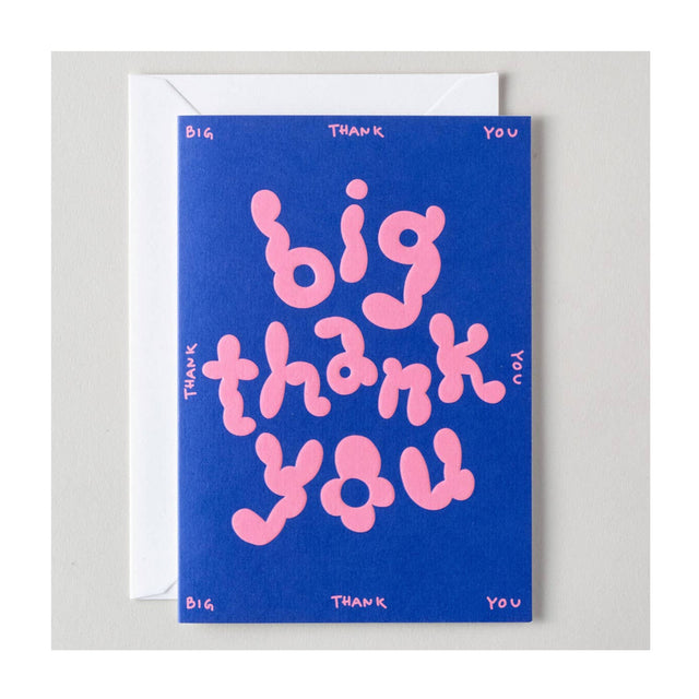 Big Thank You Embossed Card