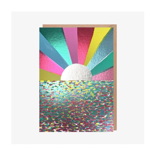 The Colourful Sunrise Card