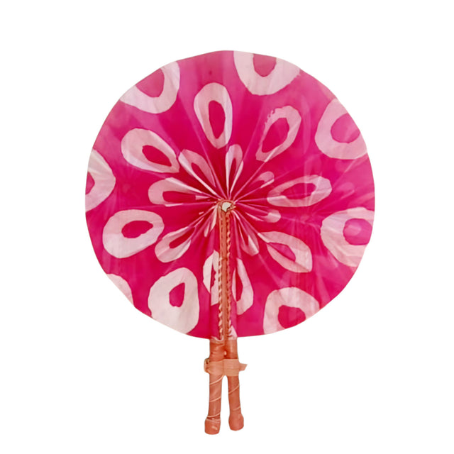 Wax-Resist Hand Fans