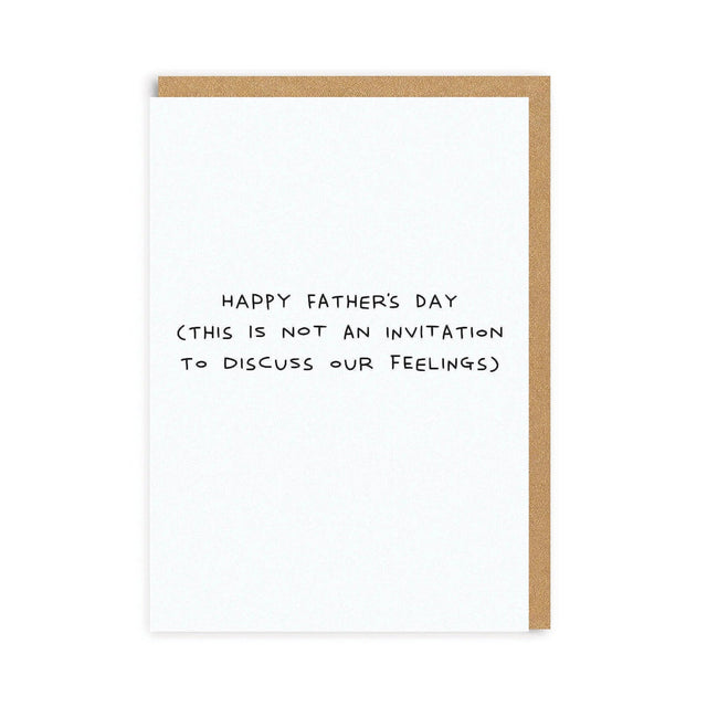 Father’s Day, Not An Invitation Card