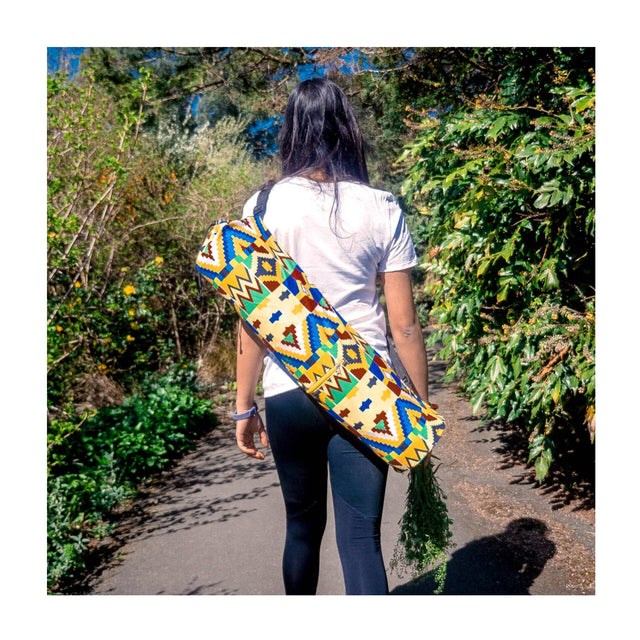 Masoandro African Print Yoga Bag