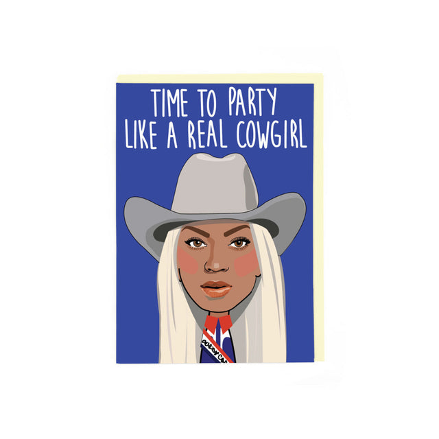 Cowgirl Birthday Card