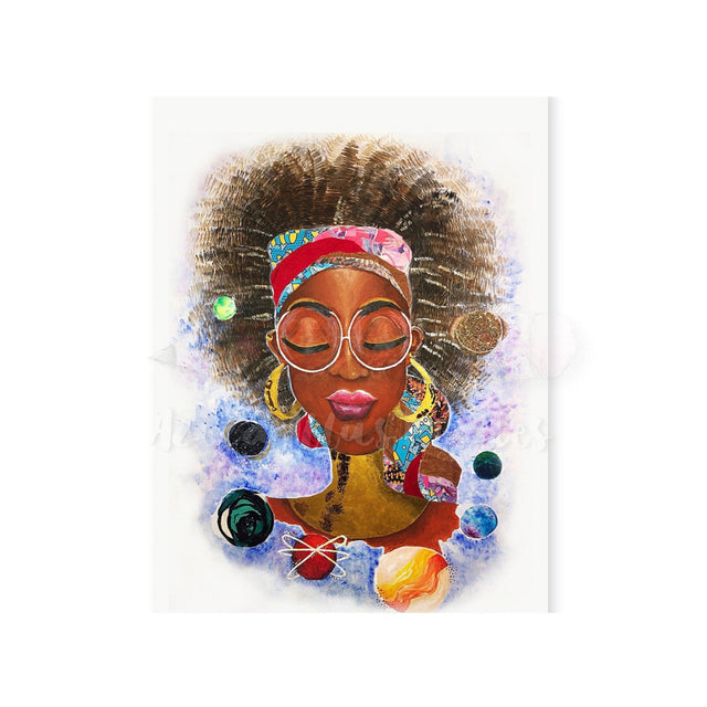 Natural Hair Greeting Card
