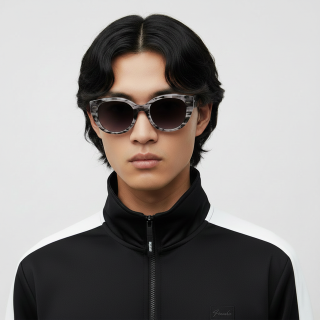 Solara Rounded Cat Eye Sunglasses