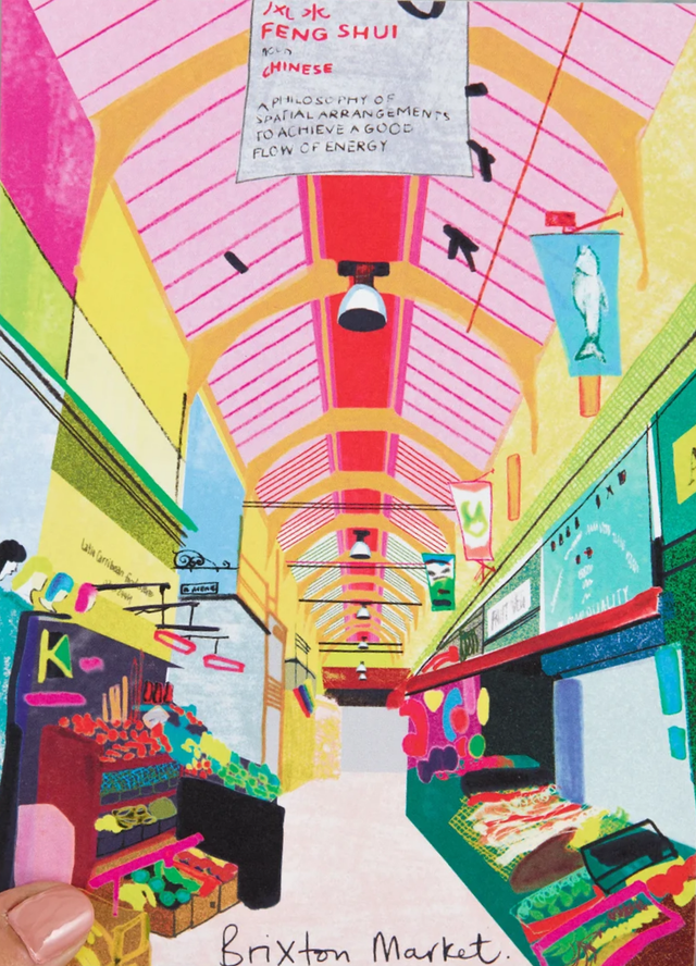 Brixton Village Tea Towel