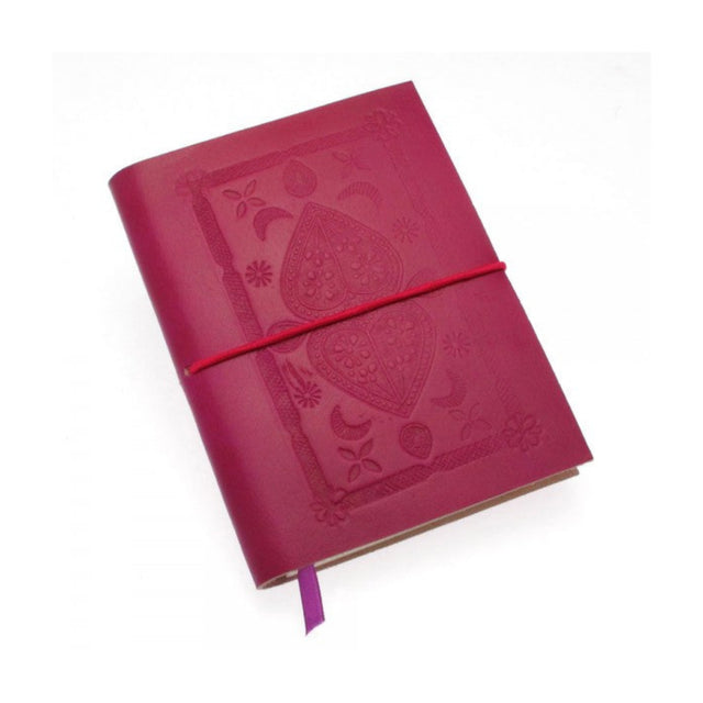 Mini Embossed Leather Notebook