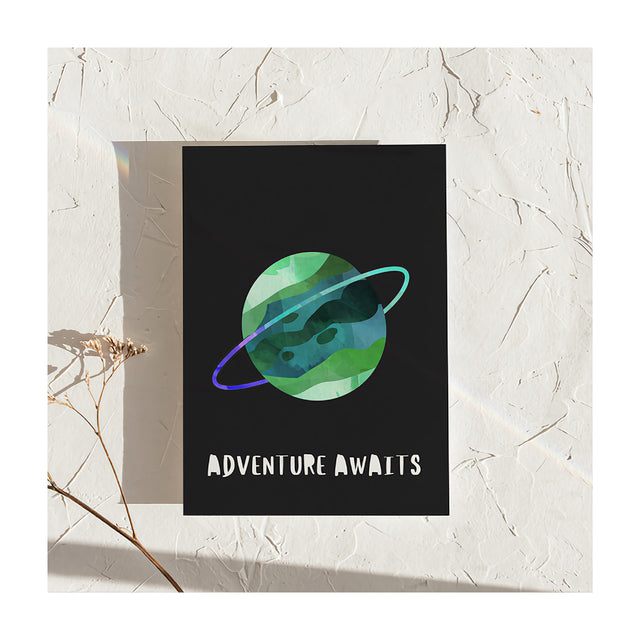 Adventure Awaits Art Print