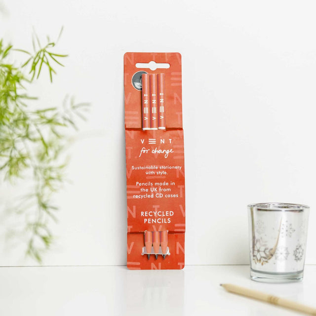 Recycled Make A Mark CD Pencil Set