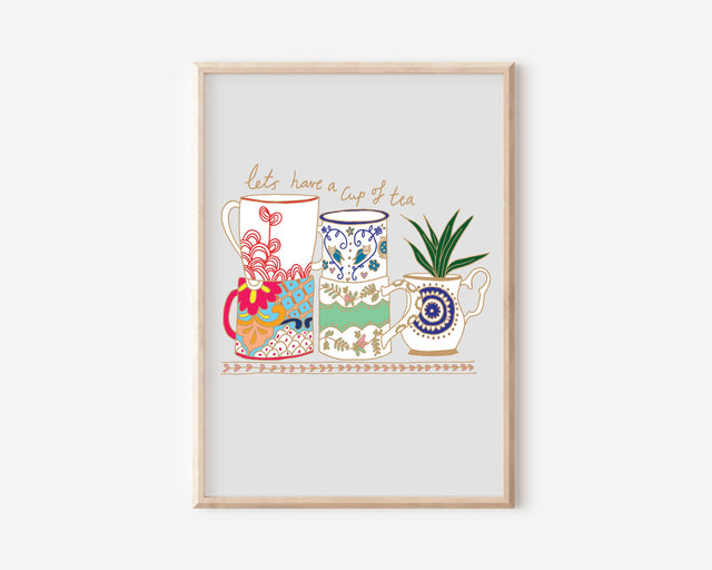 Cup of Tea Art Print