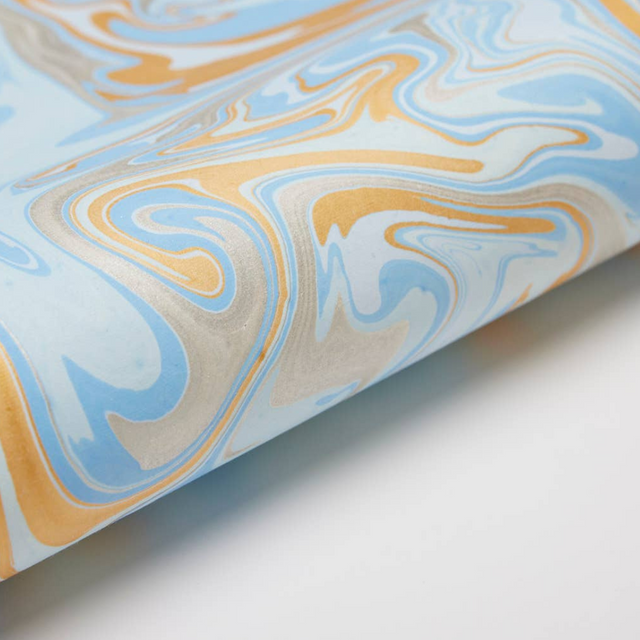 Hand Marbled Gift Wrap