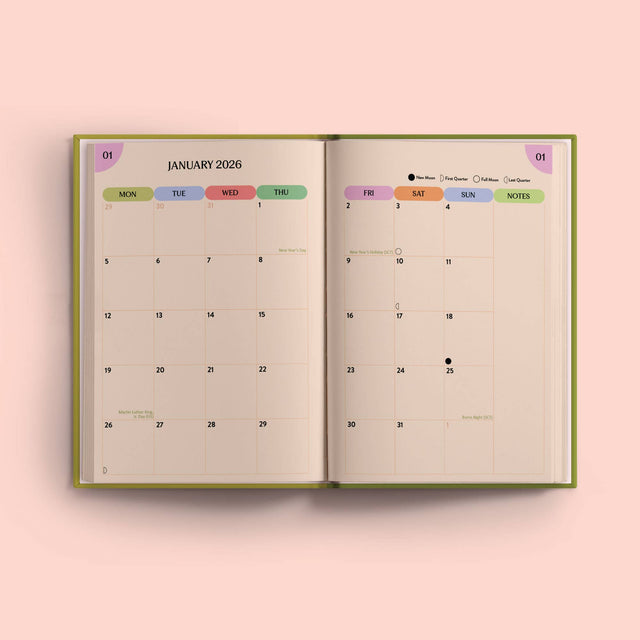 Organised Chaos 2026 Weekly Planner