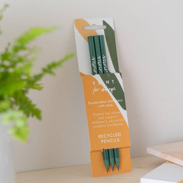 Recycled Make A Mark CD Pencil Set
