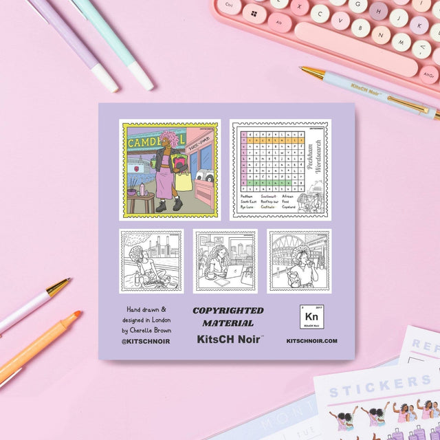 London Cuties Colouring & Word Search Book