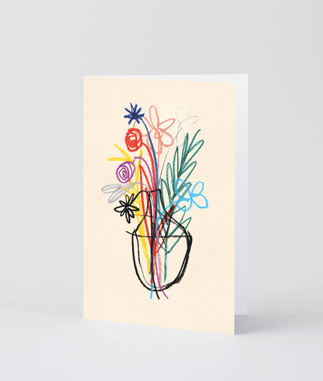 Bouquet Art Card
