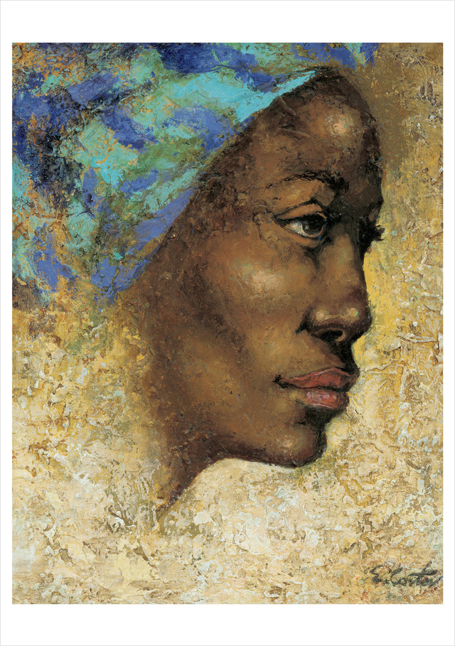 Art Card - Eldzier Cortor: Classical Study No. 40