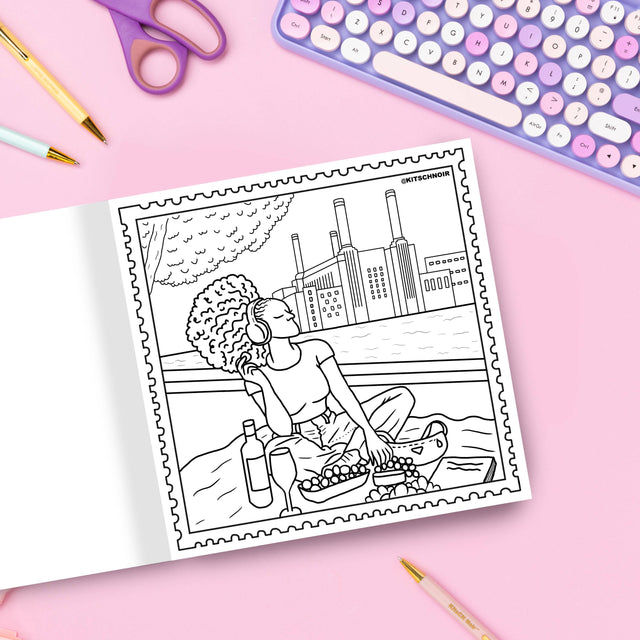 London Cuties Colouring & Word Search Book