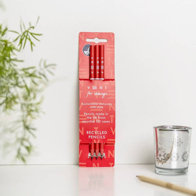 Recycled Make A Mark CD Pencil Set