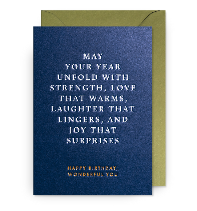 Happy Birthday Wonderful You Greeting Card