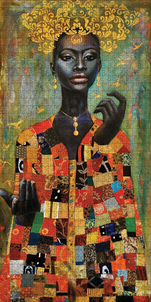 Her Coat Of Many Colours Jigsaw Puzzle
