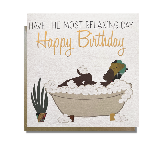 Bath Bubbles Card