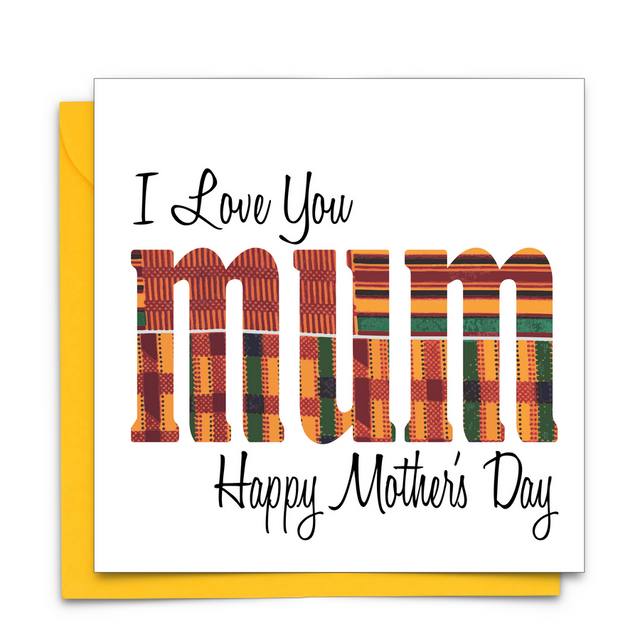 Mum's The Word Card