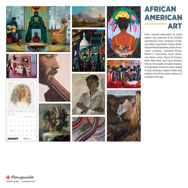 African American Art 2026 Calendar