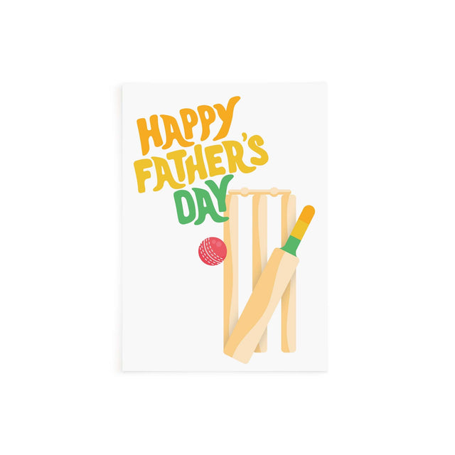 Fathers Day Cricket Card
