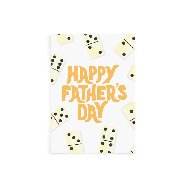 Happy Fathers Day Dominoes Card