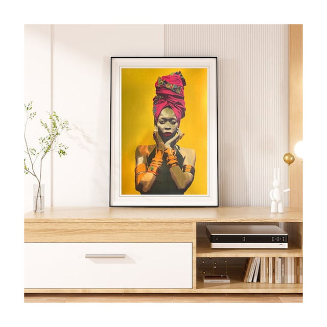 Metallic Erykah Badu Art Print