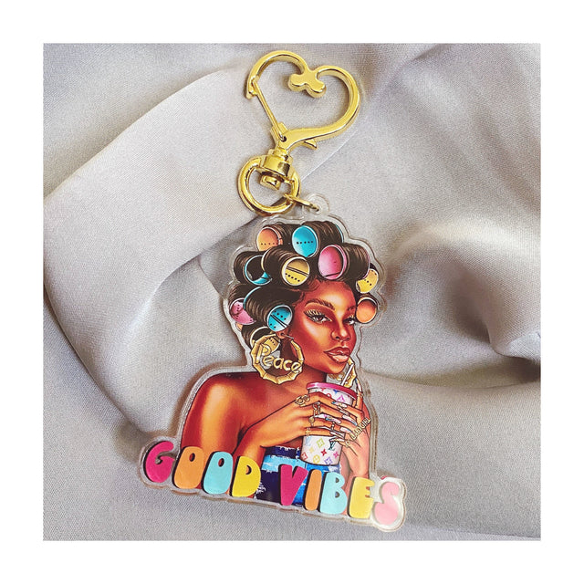 Good Vibes Keyring
