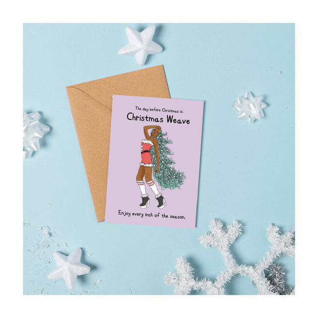 Christmas Weave Card