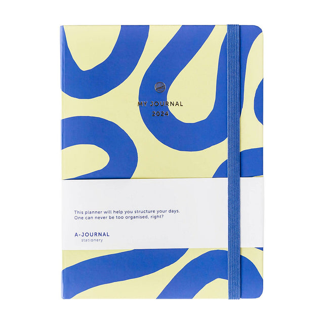 Flow Blue Journal Diary 2024