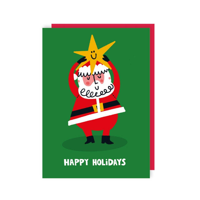 Santa Claus Star Card