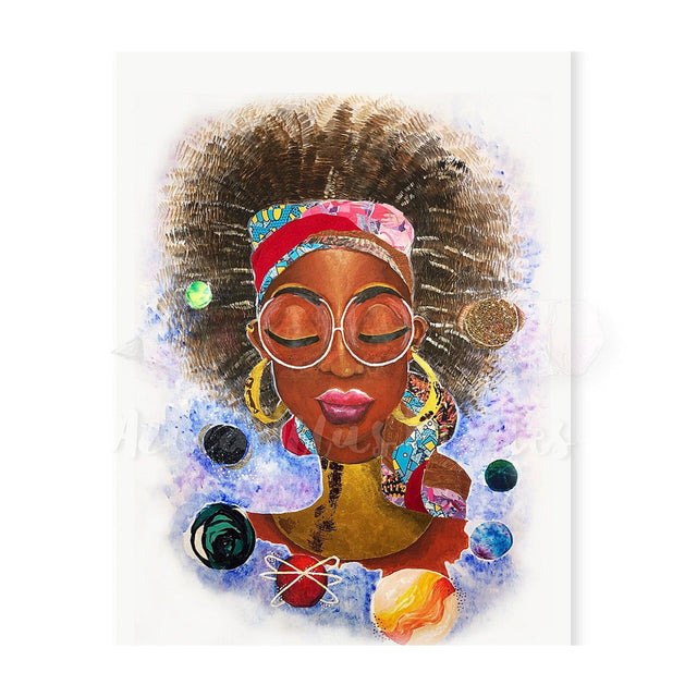 Natural Hair Greeting Card