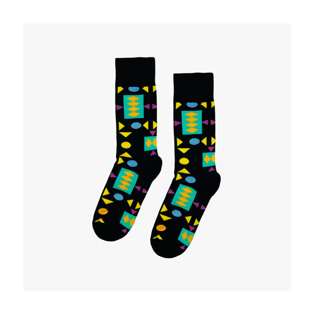 Retro Black Afropop Socks