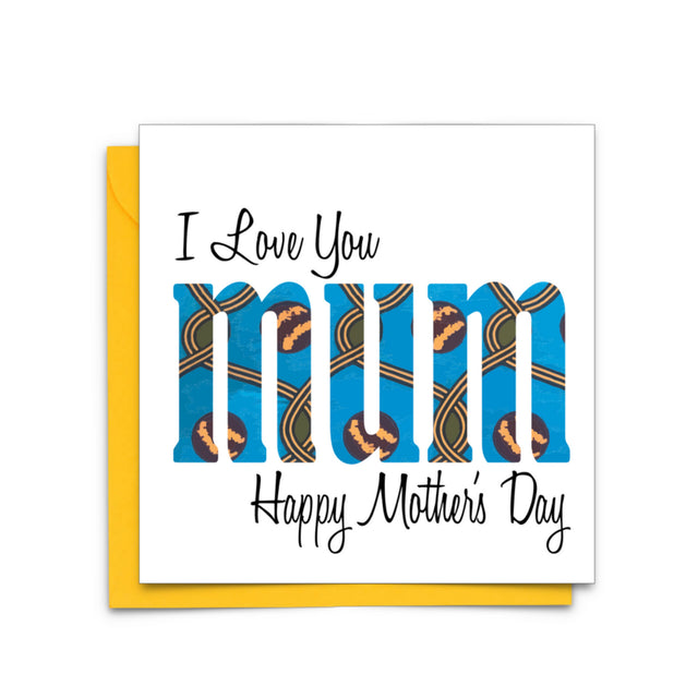 Mum's The Word Card